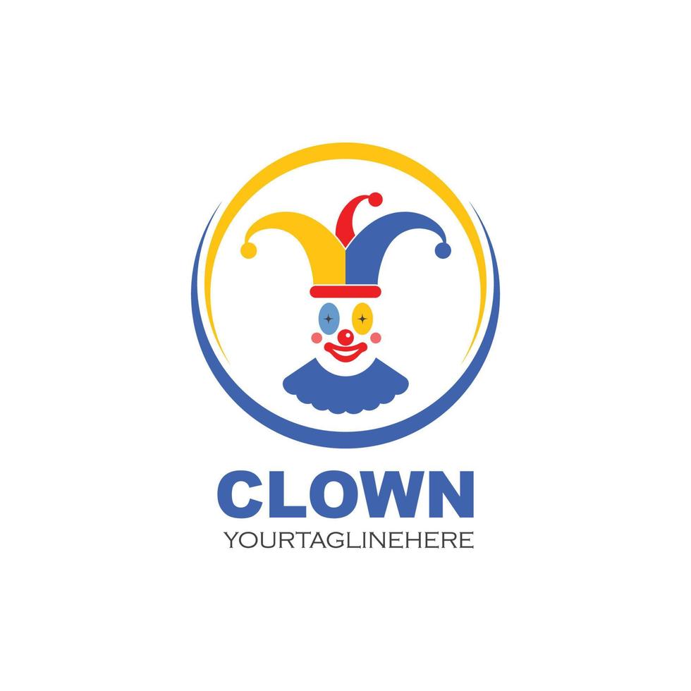 Clown Illustration Vektor Icon Design