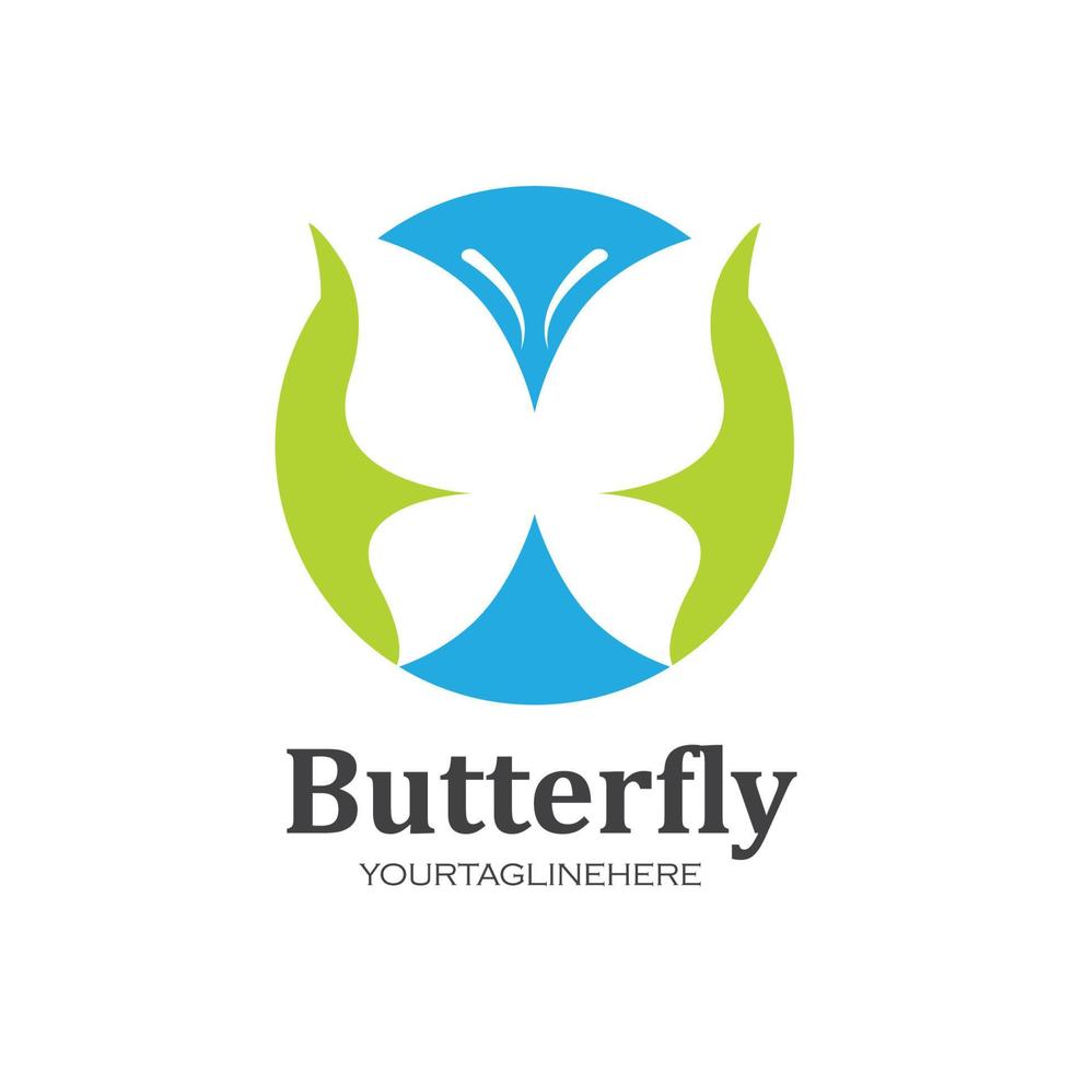 Schmetterlingsillustrations-Vektordesign vektor