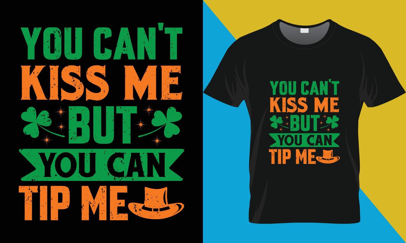 st. Patricks dag, irländsk dag t-shirt design vektor