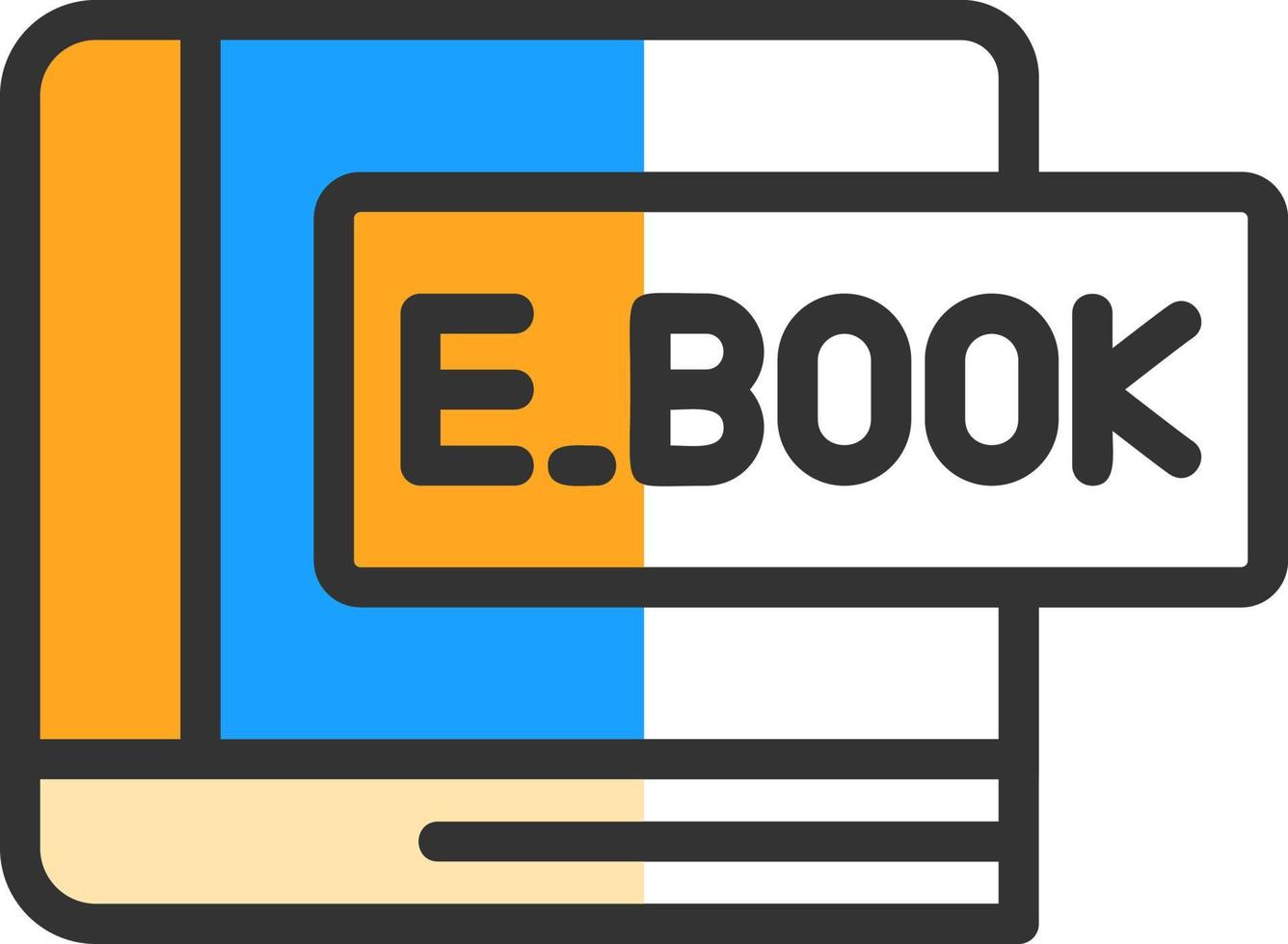 E-Book-Vektorsymbol vektor