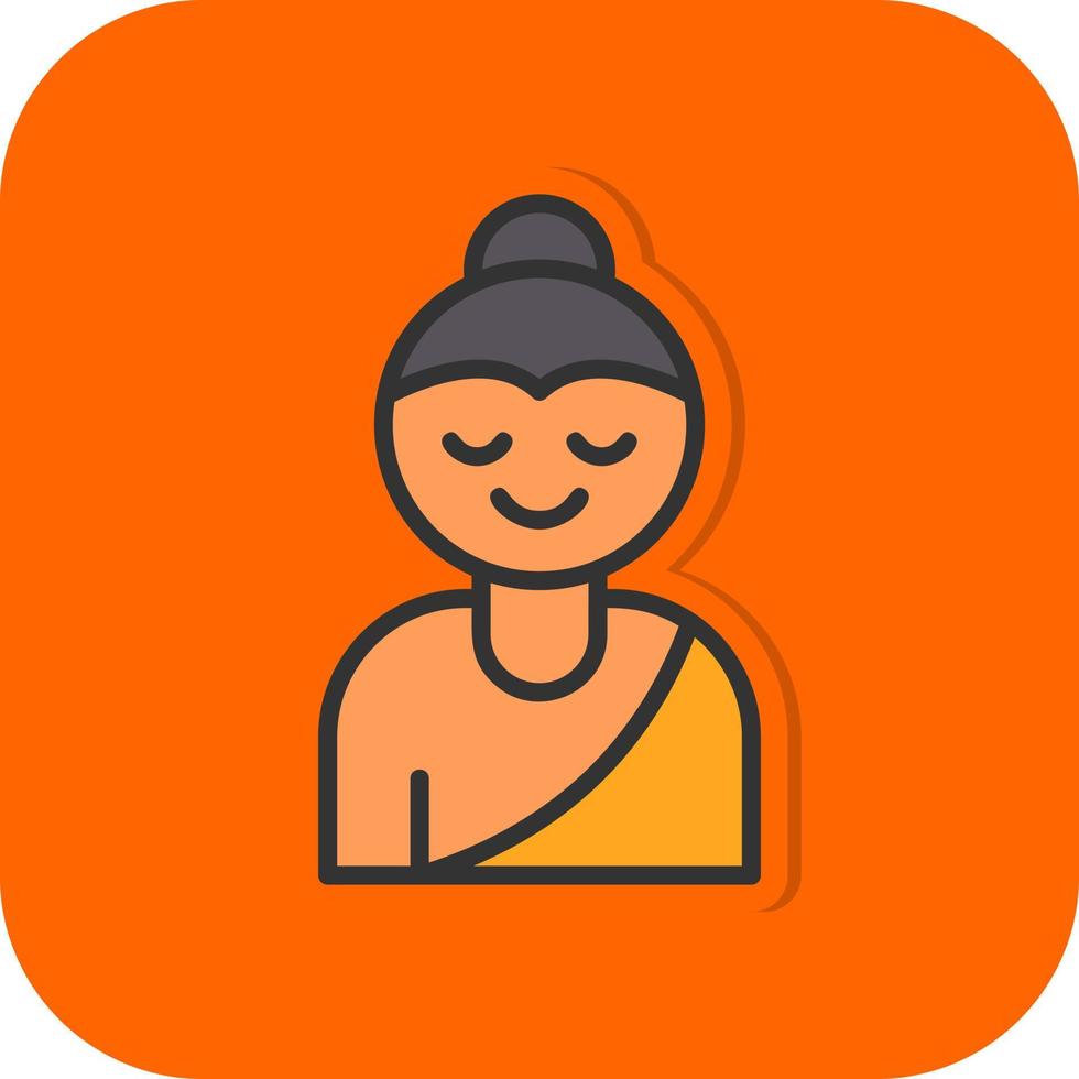 buddha vektor ikon