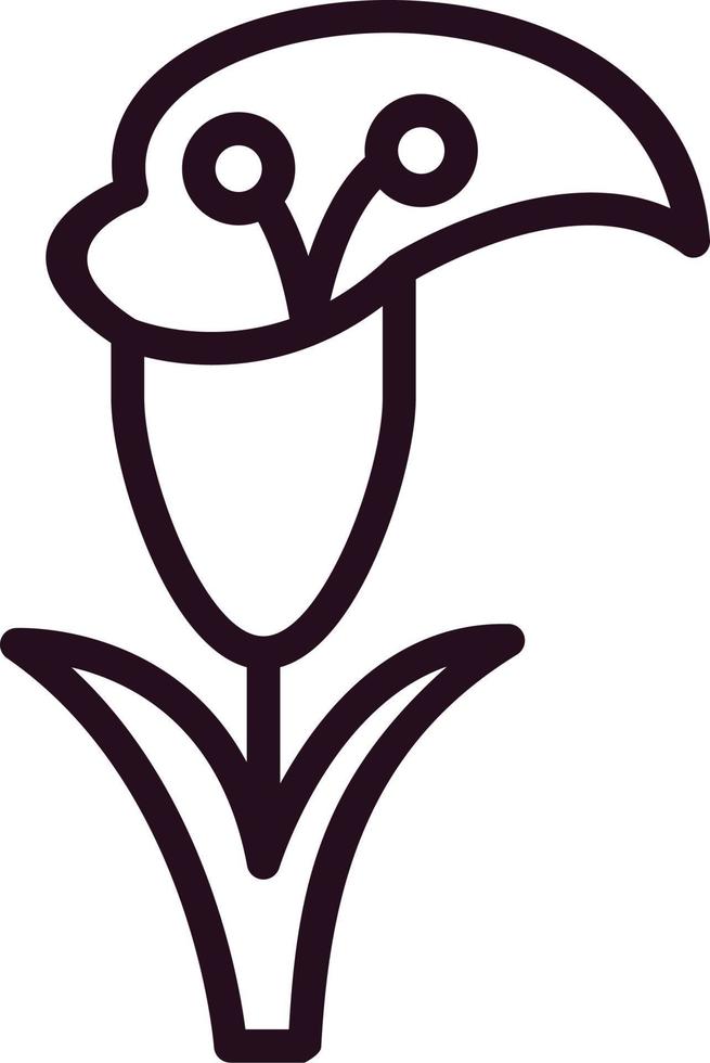 Lilie Vektor Symbol