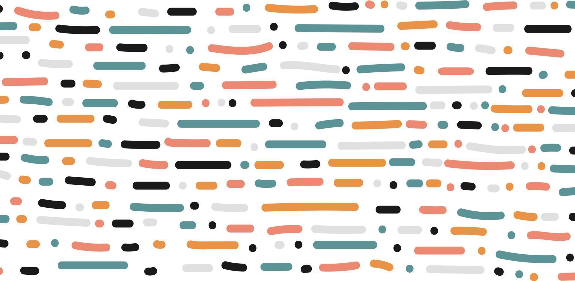 abstrakt enkel modern mönster rader bakgrund. hand dragen baner och bakgrund design mall med pastell Färg. vektor