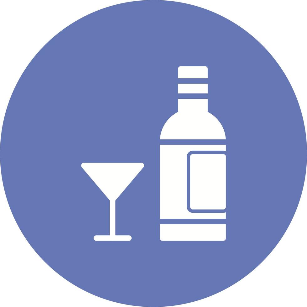 Alkohol-Vektor-Symbol vektor