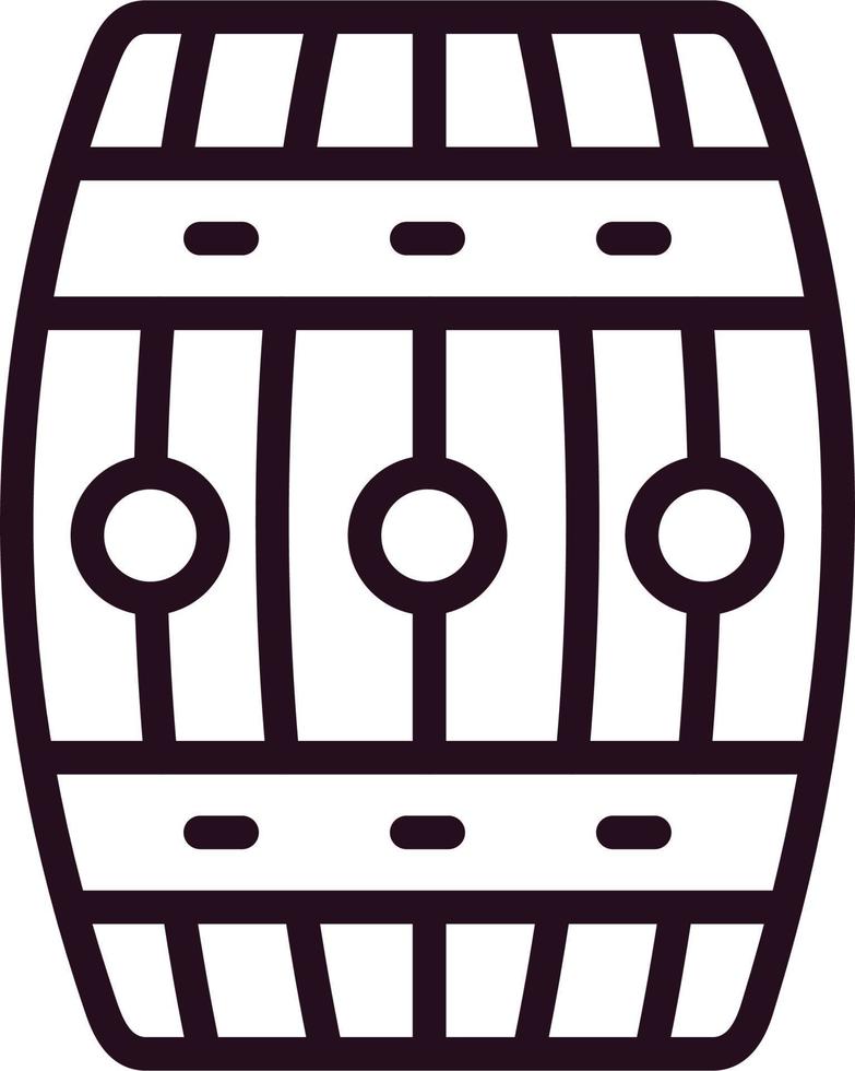 Barrel-Vektor-Symbol vektor