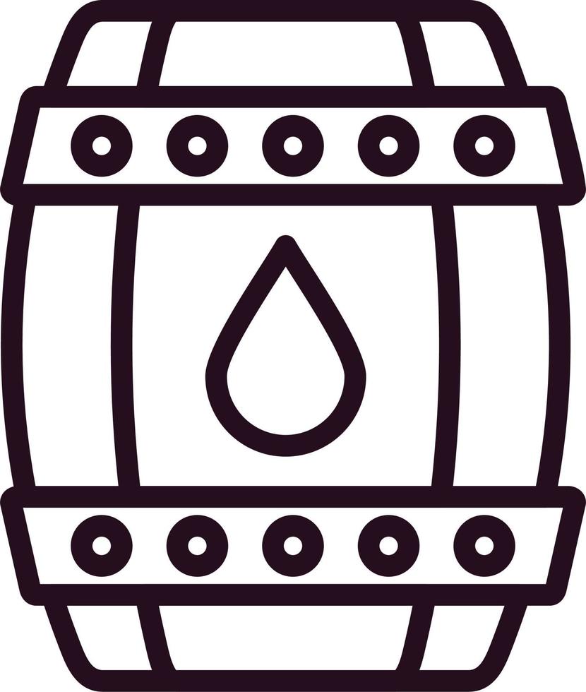 Barrel-Vektor-Symbol vektor