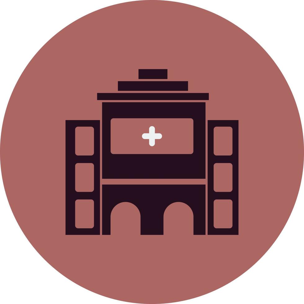 Krankenhaus-Vektor-Symbol vektor