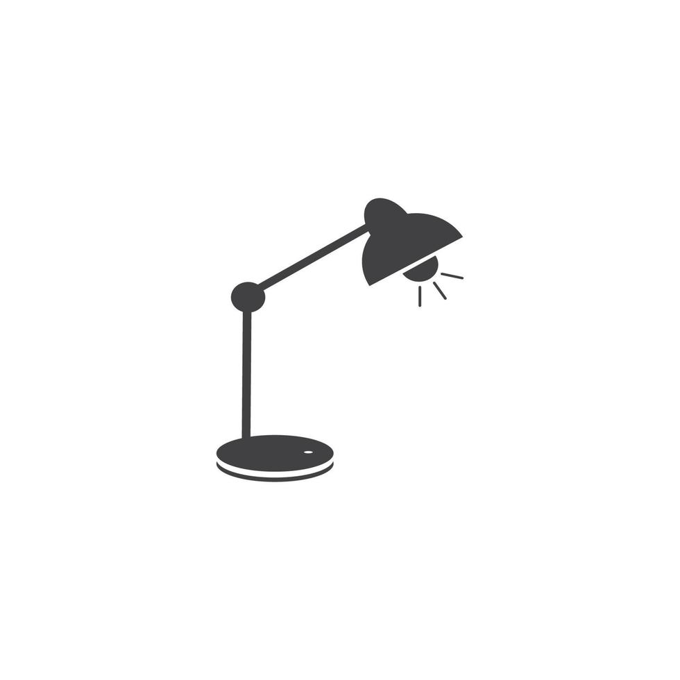 Schreibtischlampen-Logo vektor
