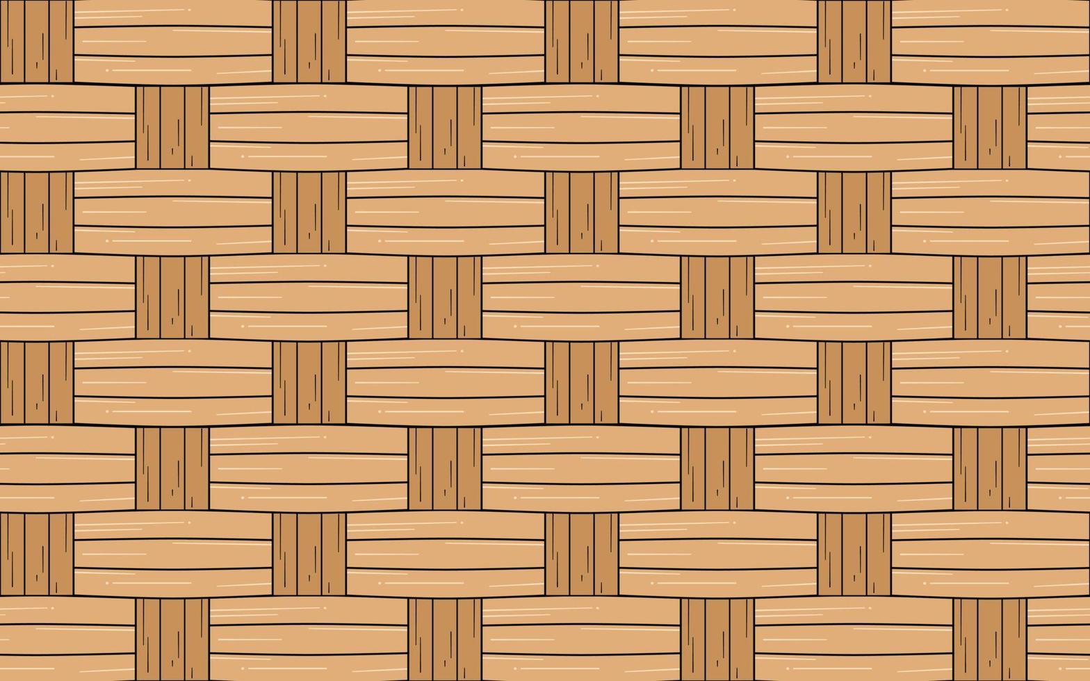 bambu vävning för traditionell lantlig bakgrund vektor