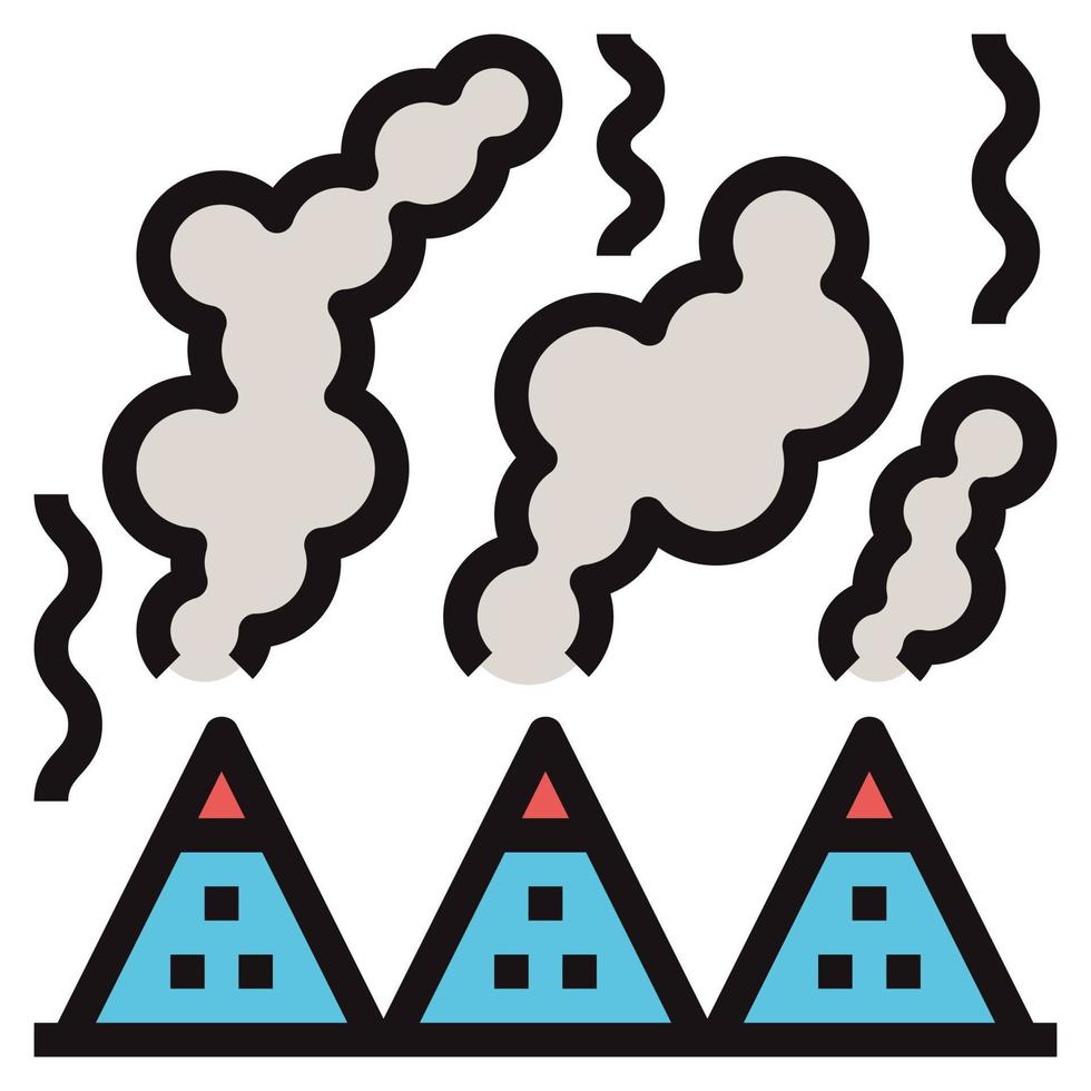 Moxibustion-Clipart-Symbol vektor