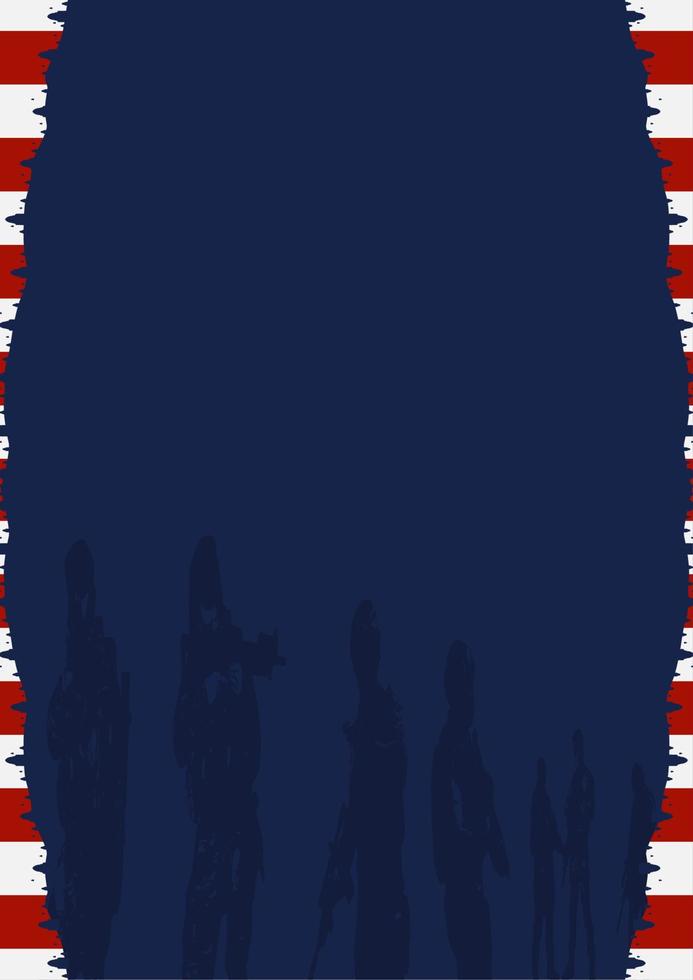 amerikanisches nationalfeiertagsplakat oder cover-design-vorlage. geeignet, um mit diesem Thema in Inhalten platziert zu werden vektor