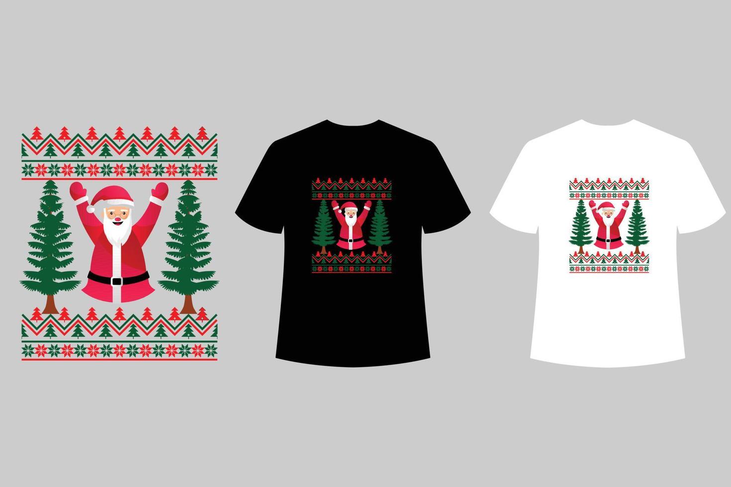 weihnachtstag t-shirt design vektor