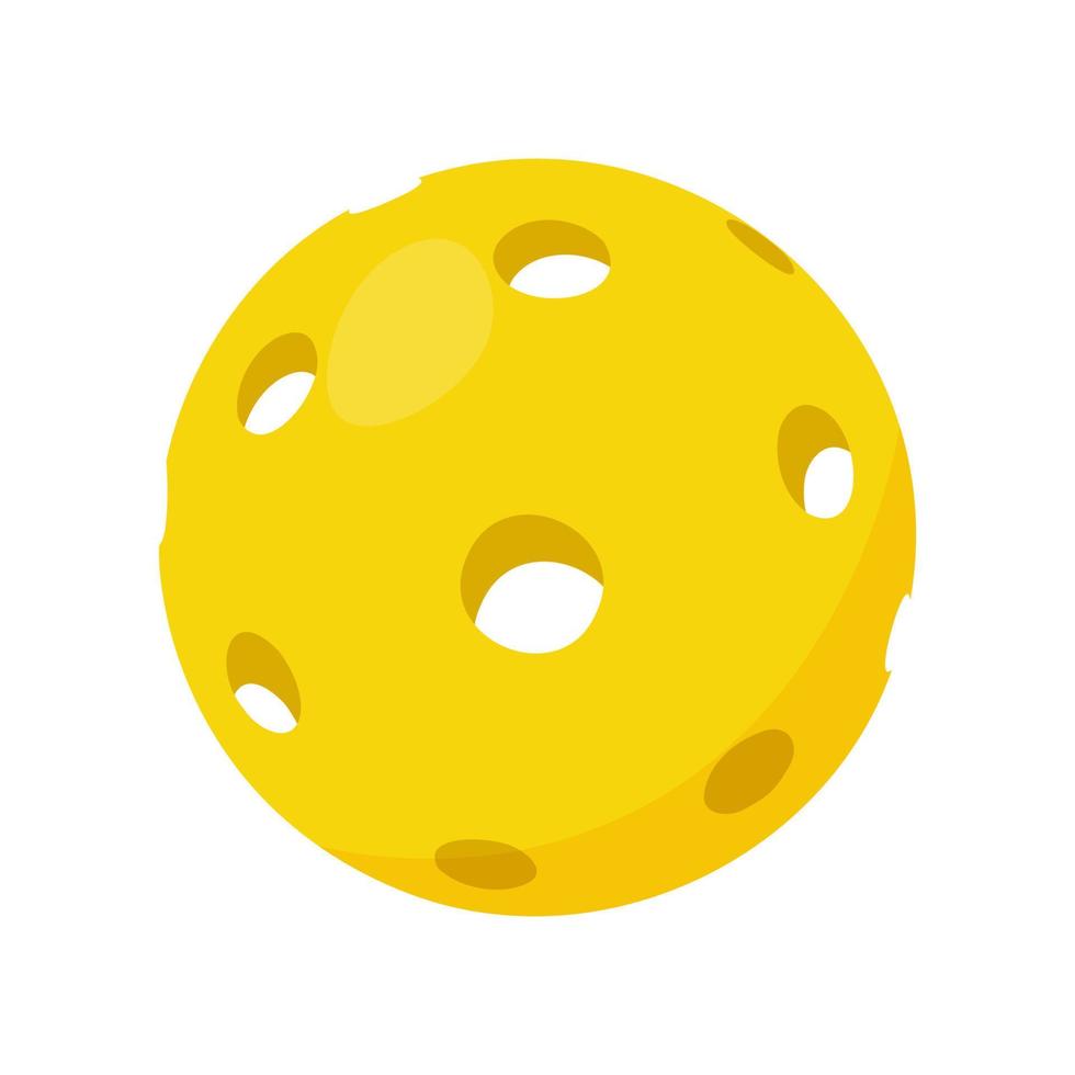 pickleball med en boll för spelar vektor