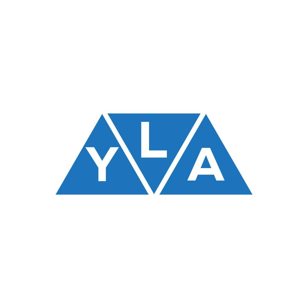Lya abstrakt Initiale Logo Design auf Weiß Hintergrund. Lya kreativ Initialen Brief Logo Konzept. vektor