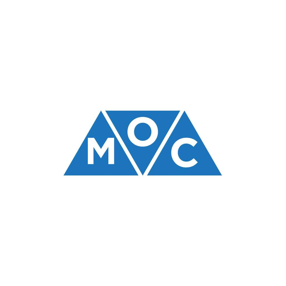 omc abstrakt Initiale Logo Design auf Weiß Hintergrund. omc kreativ Initialen Brief Logo Konzept. vektor