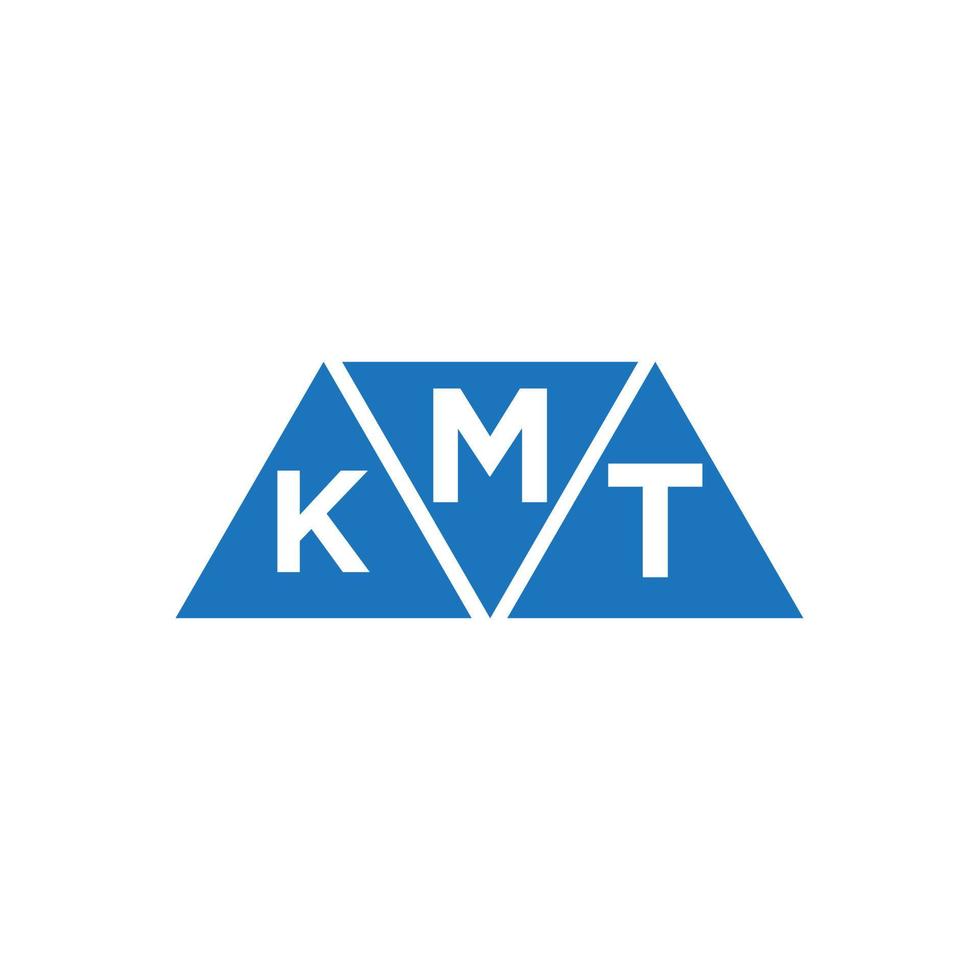 mkt abstrakt Initiale Logo Design auf Weiß Hintergrund. mkt kreativ Initialen Brief Logo Konzept. vektor