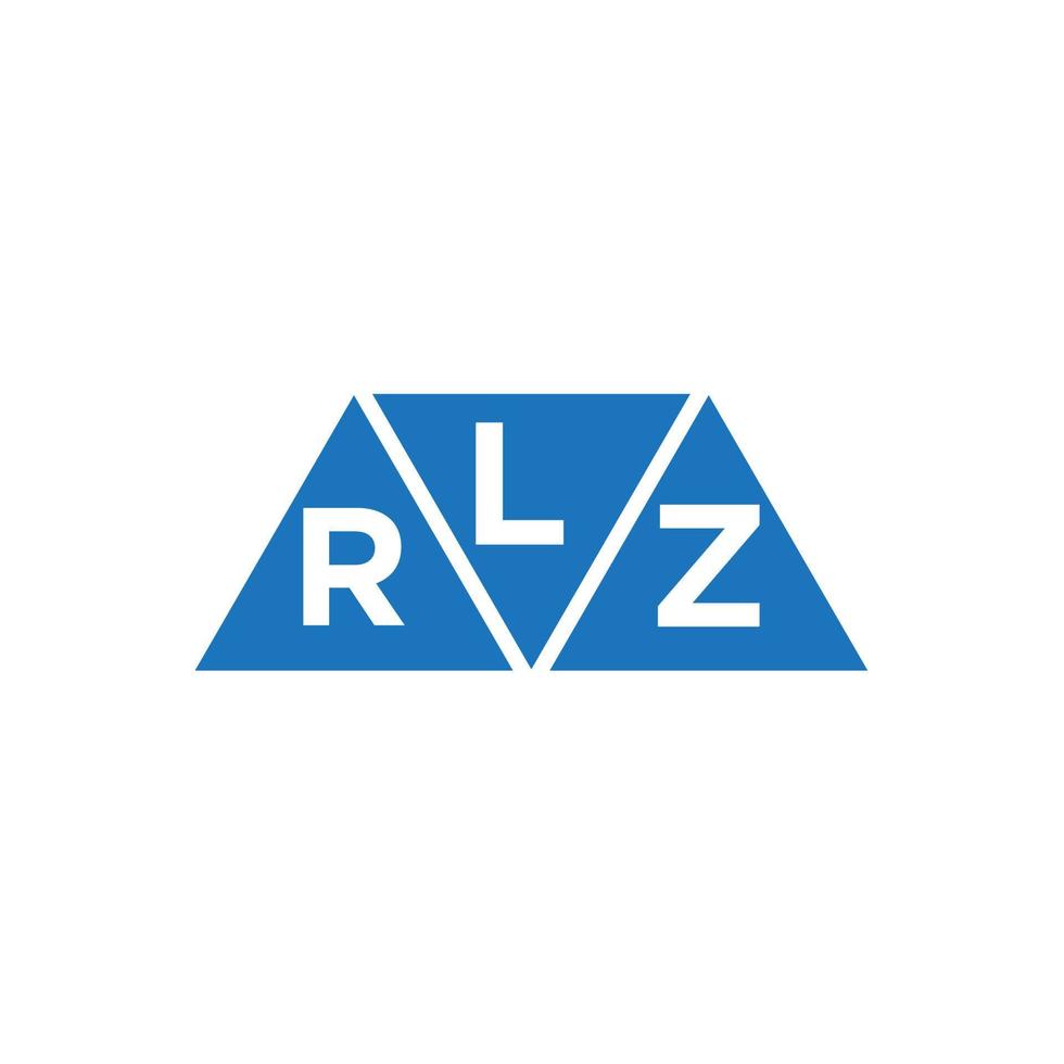 lrz abstrakt första logotyp design på vit bakgrund. lrz kreativ initialer brev logotyp begrepp. vektor