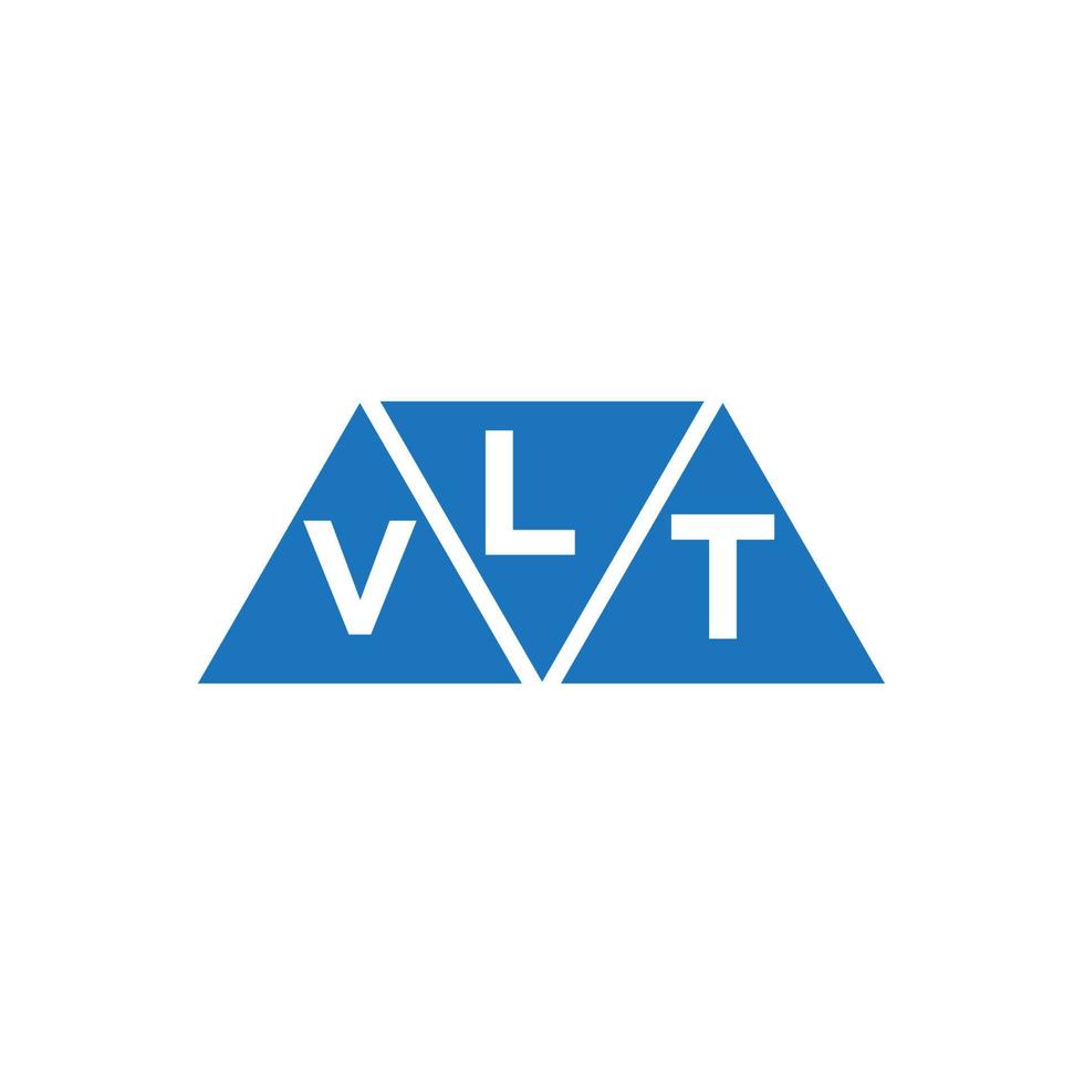 lvt abstrakt Initiale Logo Design auf Weiß Hintergrund. lvt kreativ Initialen Brief Logo Konzept. vektor