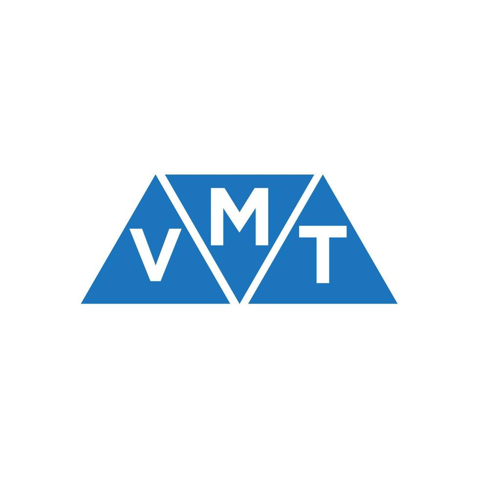 mvt abstrakt första logotyp design på vit bakgrund. mvt kreativ initialer brev logotyp begrepp. vektor