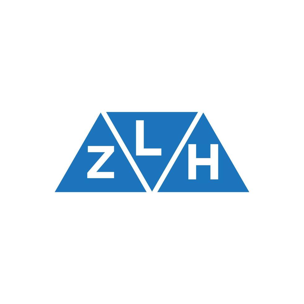 lzh abstrakt Initiale Logo Design auf Weiß Hintergrund. lzh kreativ Initialen Brief Logo Konzept. vektor