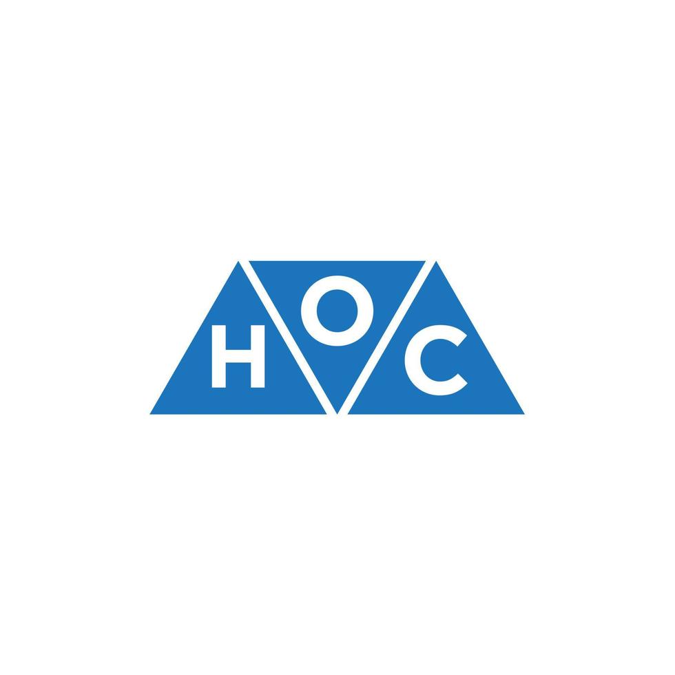 ohc abstrakt första logotyp design på vit bakgrund. ohc kreativ initialer brev logotyp begrepp. vektor