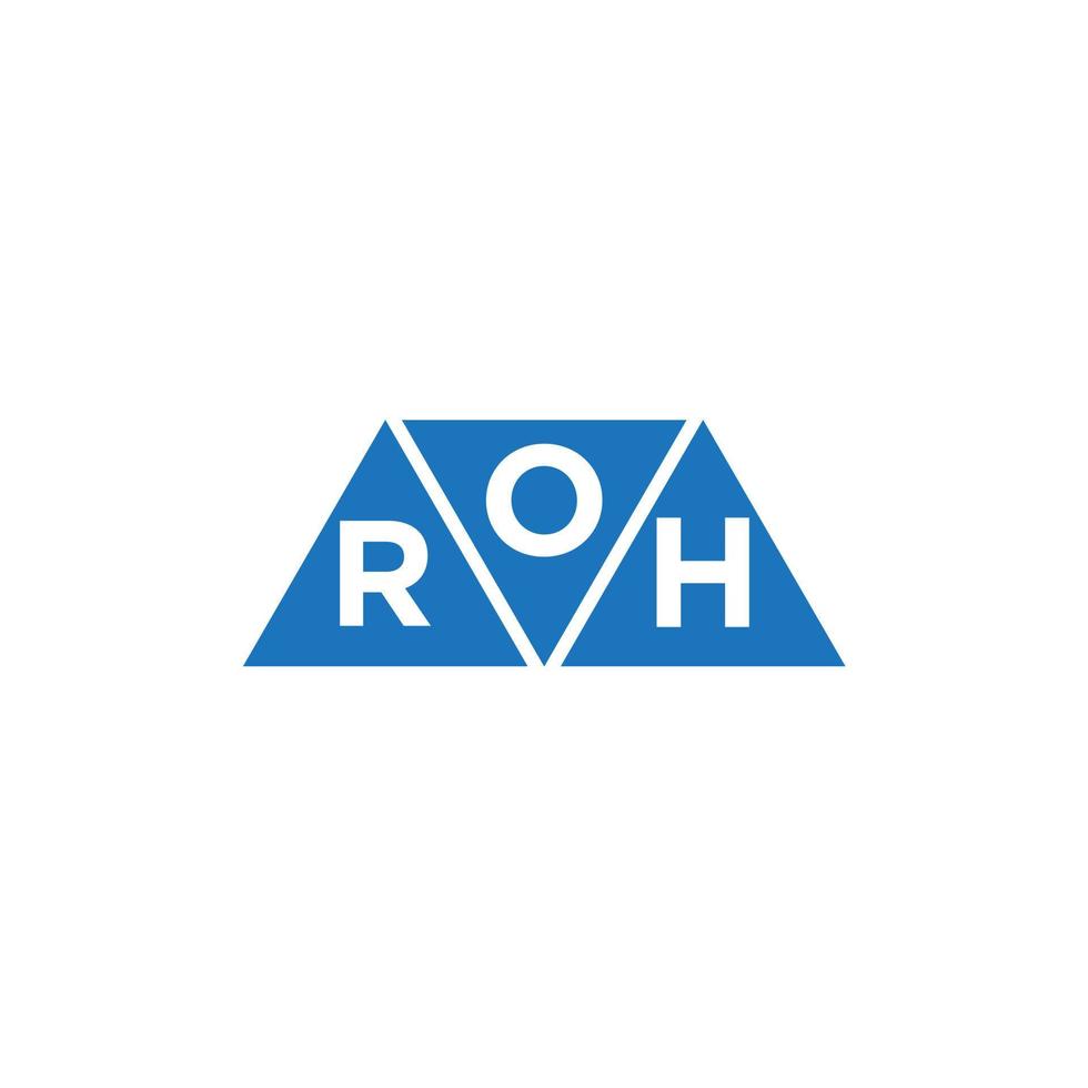 orh abstrakt första logotyp design på vit bakgrund. orh kreativ initialer brev logotyp begrepp. vektor