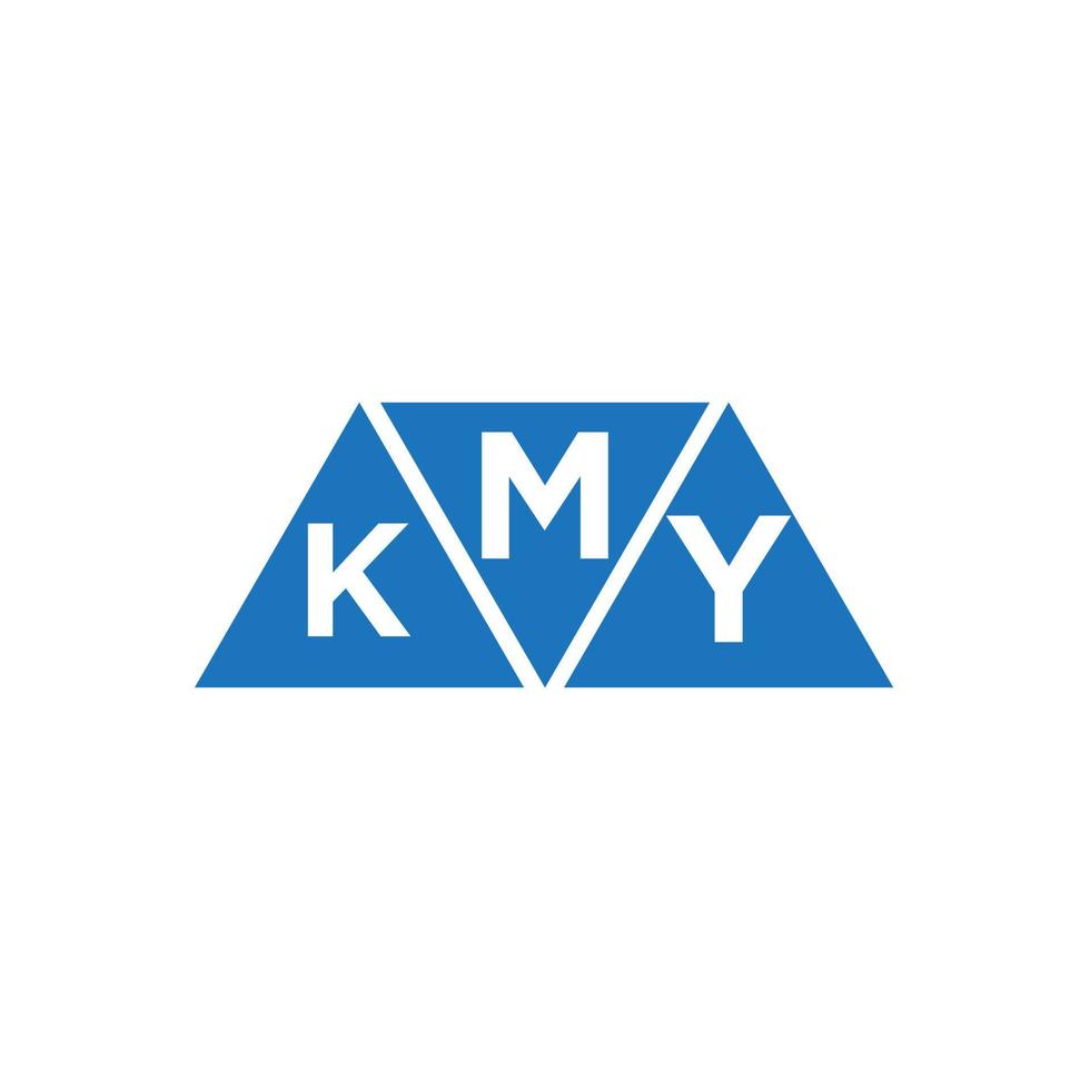 mky abstrakt Initiale Logo Design auf Weiß Hintergrund. mky kreativ Initialen Brief Logo Konzept. vektor