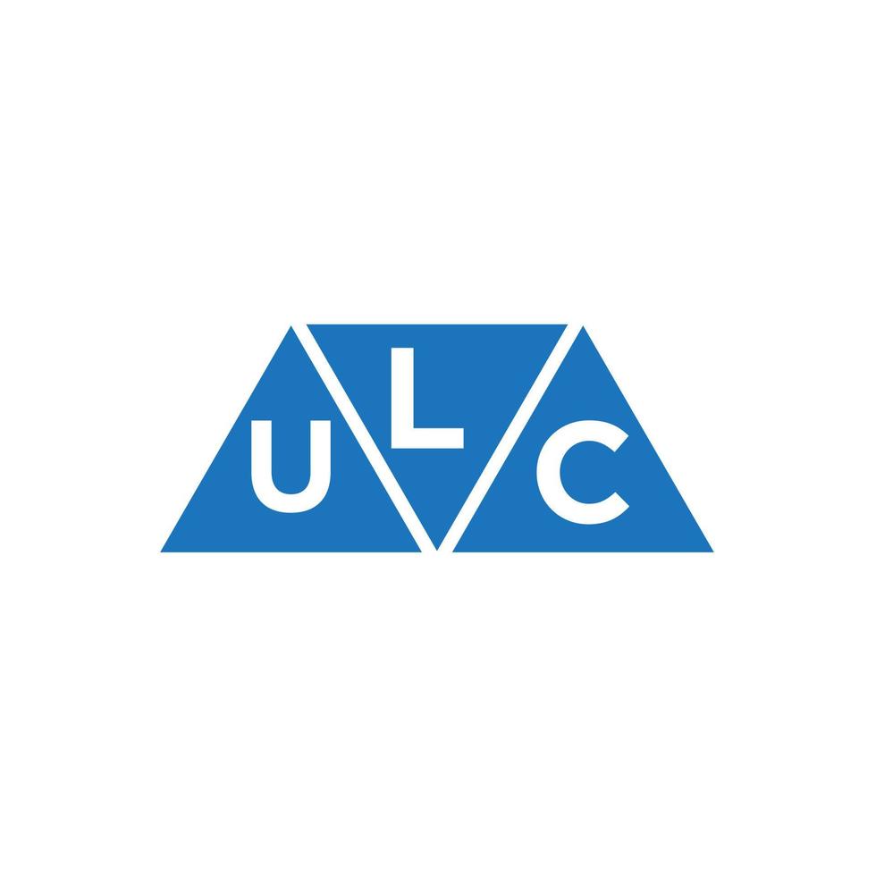 luc abstrakt första logotyp design på vit bakgrund. luc kreativ initialer brev logotyp begrepp. vektor