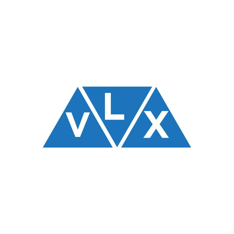 lvx abstrakt Initiale Logo Design auf Weiß Hintergrund. lvx kreativ Initialen Brief Logo Konzept. vektor