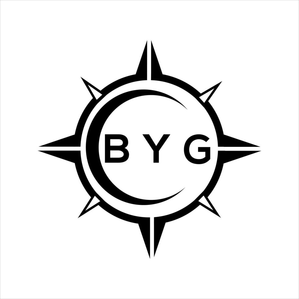 byg abstrakt teknologi cirkel miljö logotyp design på vit bakgrund. byg kreativ initialer brev logotyp. vektor