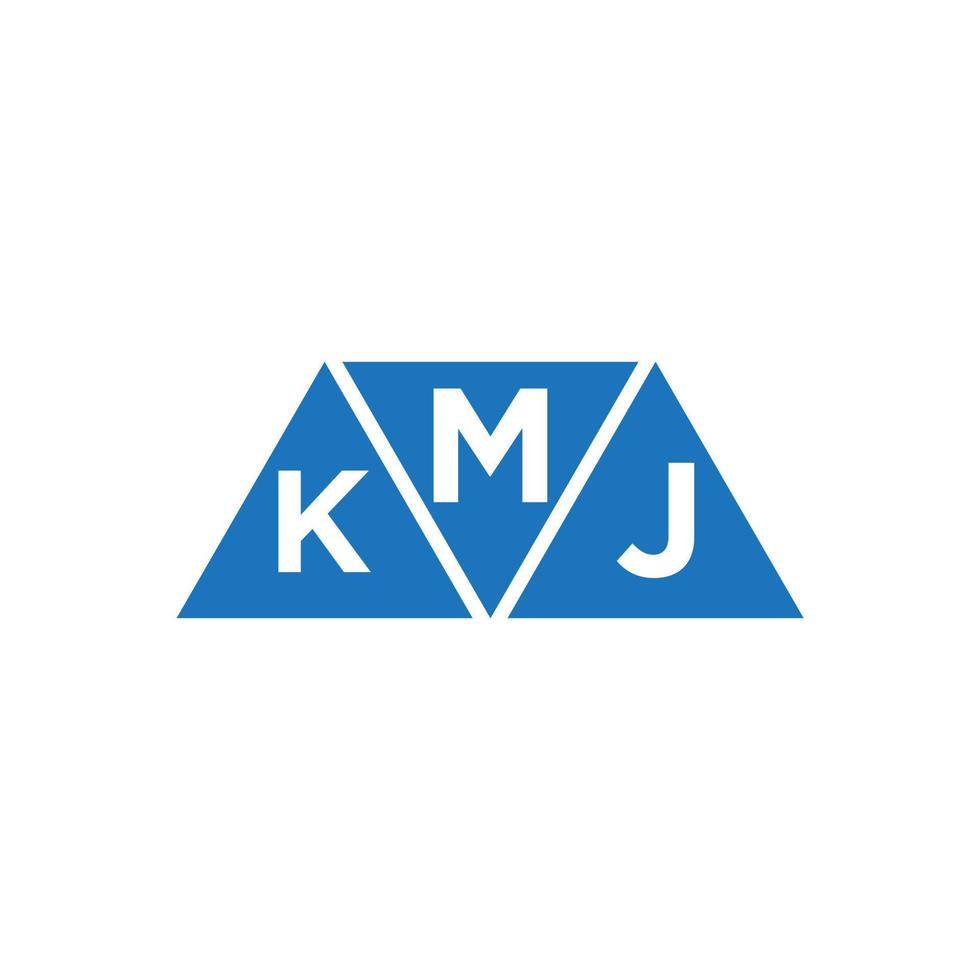 mkj abstrakt Initiale Logo Design auf Weiß Hintergrund. mkj kreativ Initialen Brief Logo Konzept. vektor