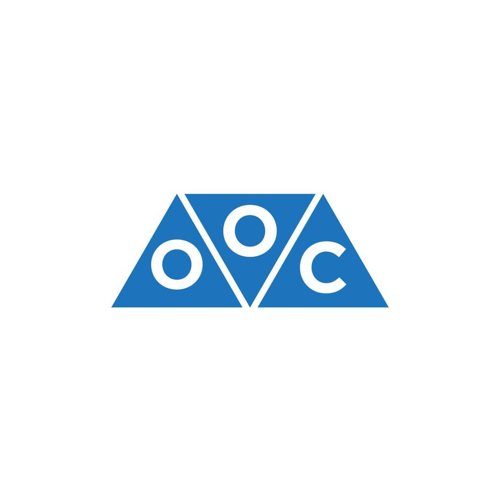ooc abstrakt Initiale Logo Design auf Weiß Hintergrund. ooc kreativ Initialen Brief Logo Konzept. vektor