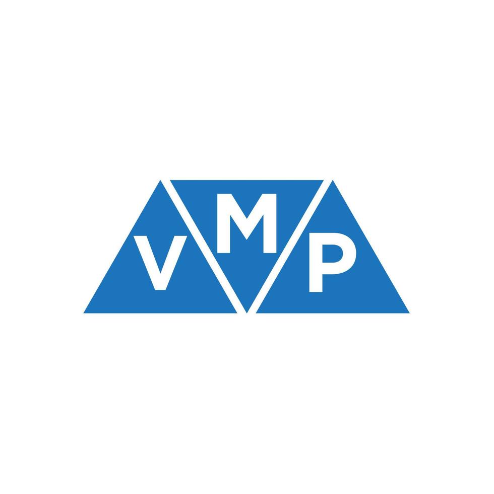 mvp abstrakt Initiale Logo Design auf Weiß Hintergrund. mvp kreativ Initialen Brief Logo Konzept. vektor