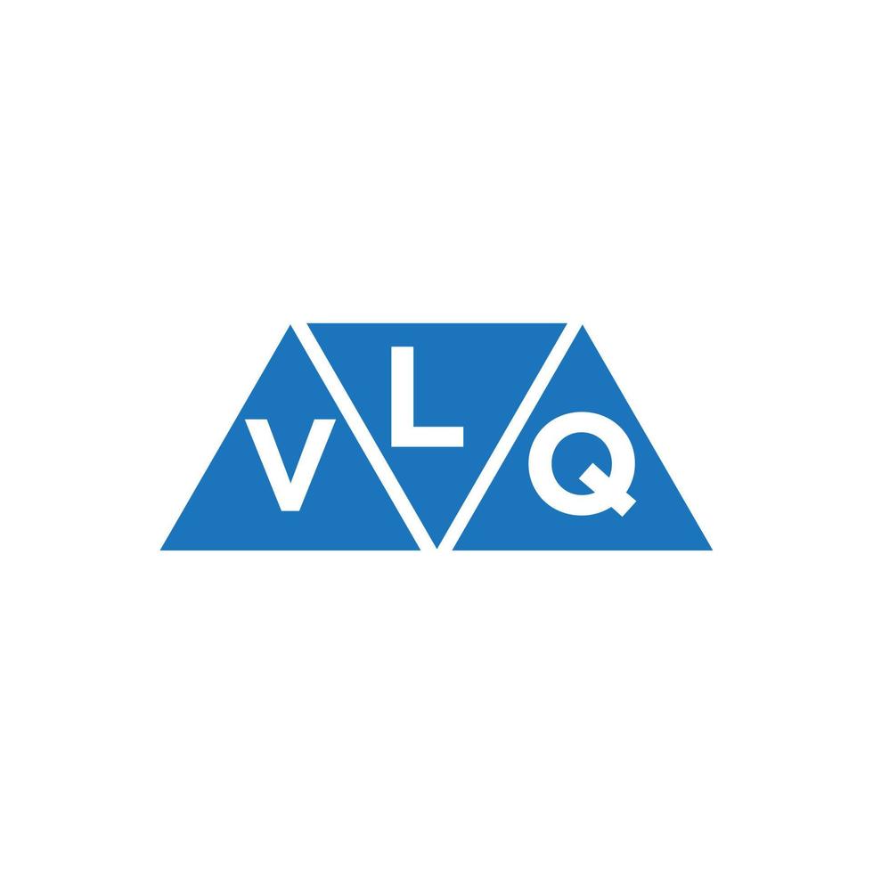 lvq abstrakt första logotyp design på vit bakgrund. lvq kreativ initialer brev logotyp begrepp. vektor