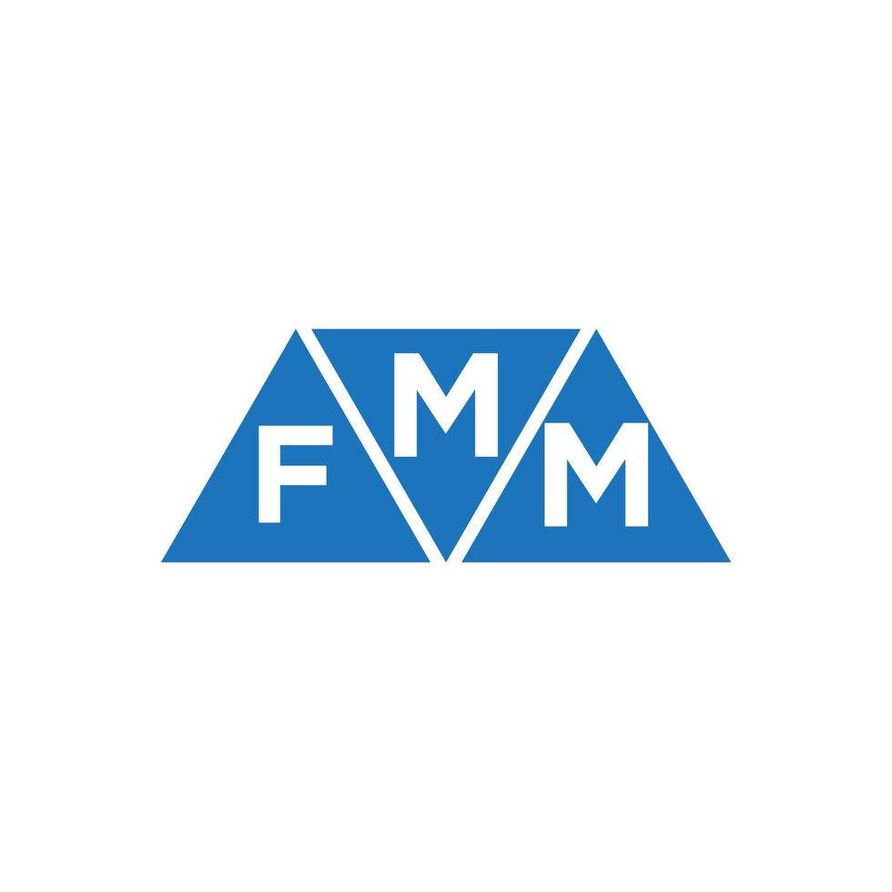 mfm abstrakt Initiale Logo Design auf Weiß Hintergrund. mfm kreativ Initialen Brief Logo Konzept. vektor