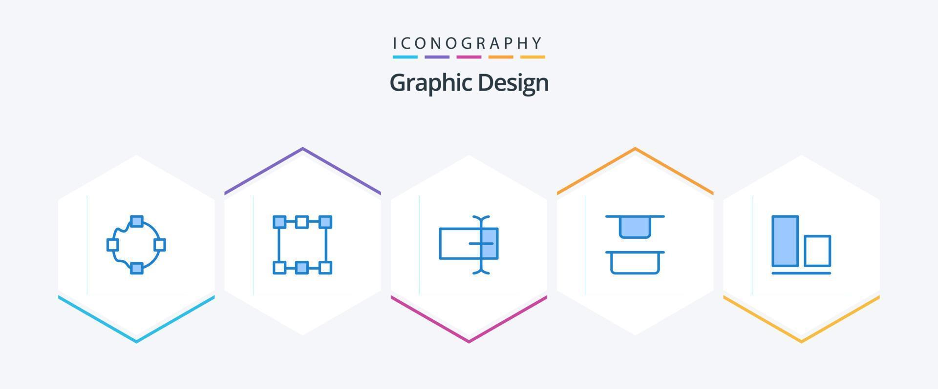 design 25 blå ikon packa Inklusive . . inmatning. vertikal. justera vektor