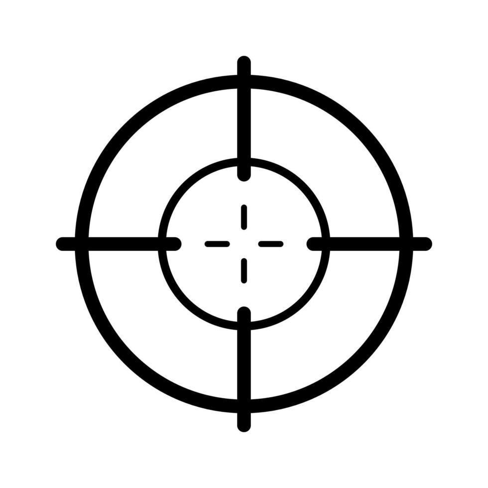 mål ikon vektor design mallar