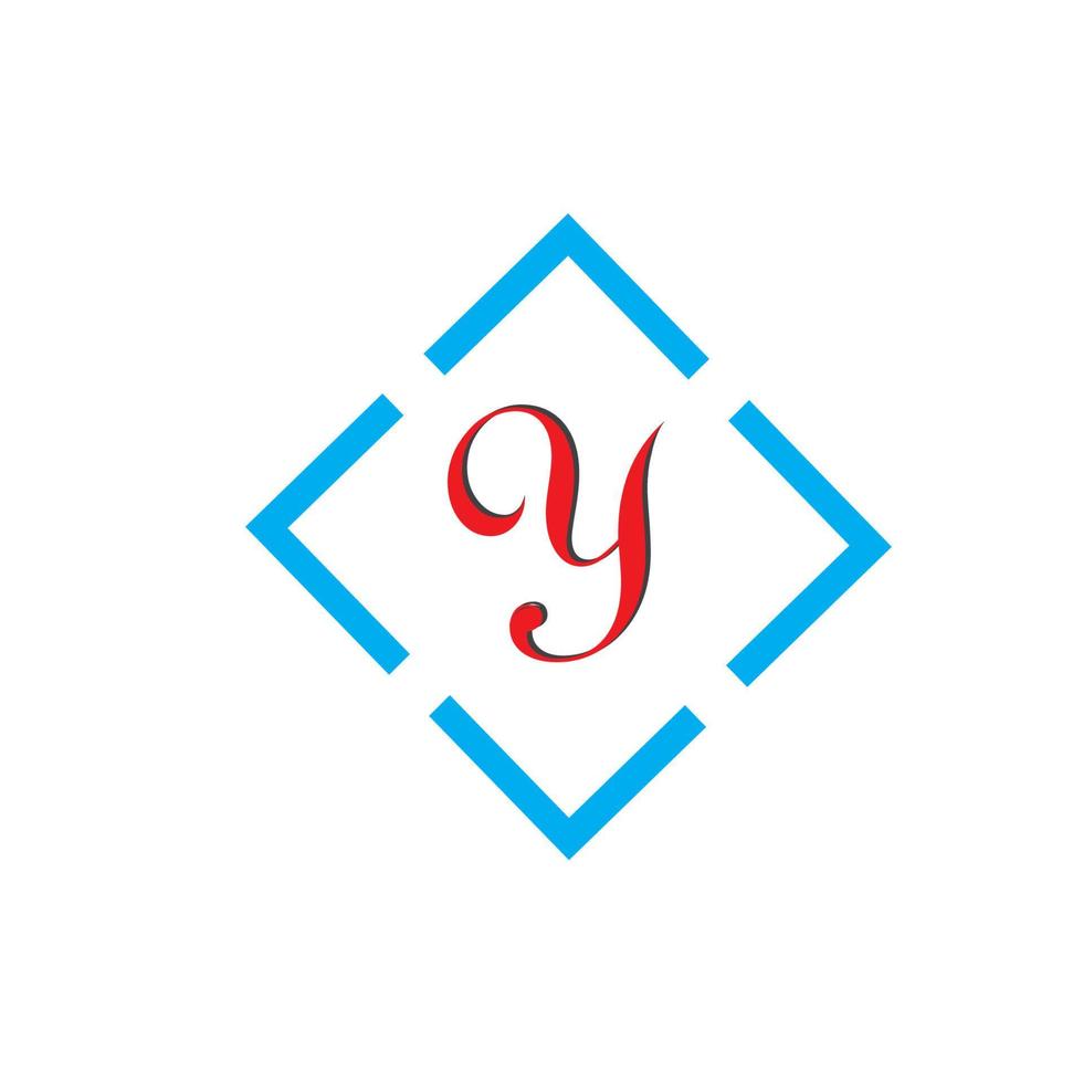 Buchstabe y Business Corporate abstrakte Einheit Vektor-Logo-Design-Vorlage vektor