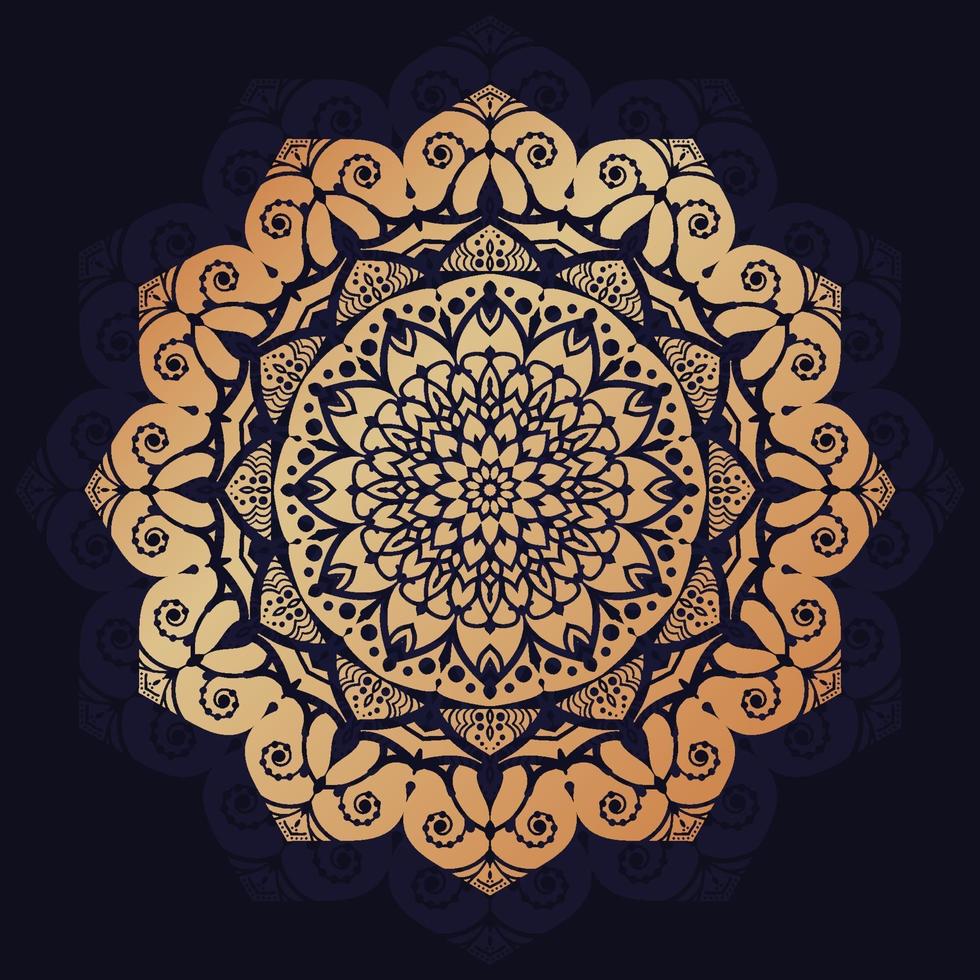 Luxus-Mandala-Design vektor