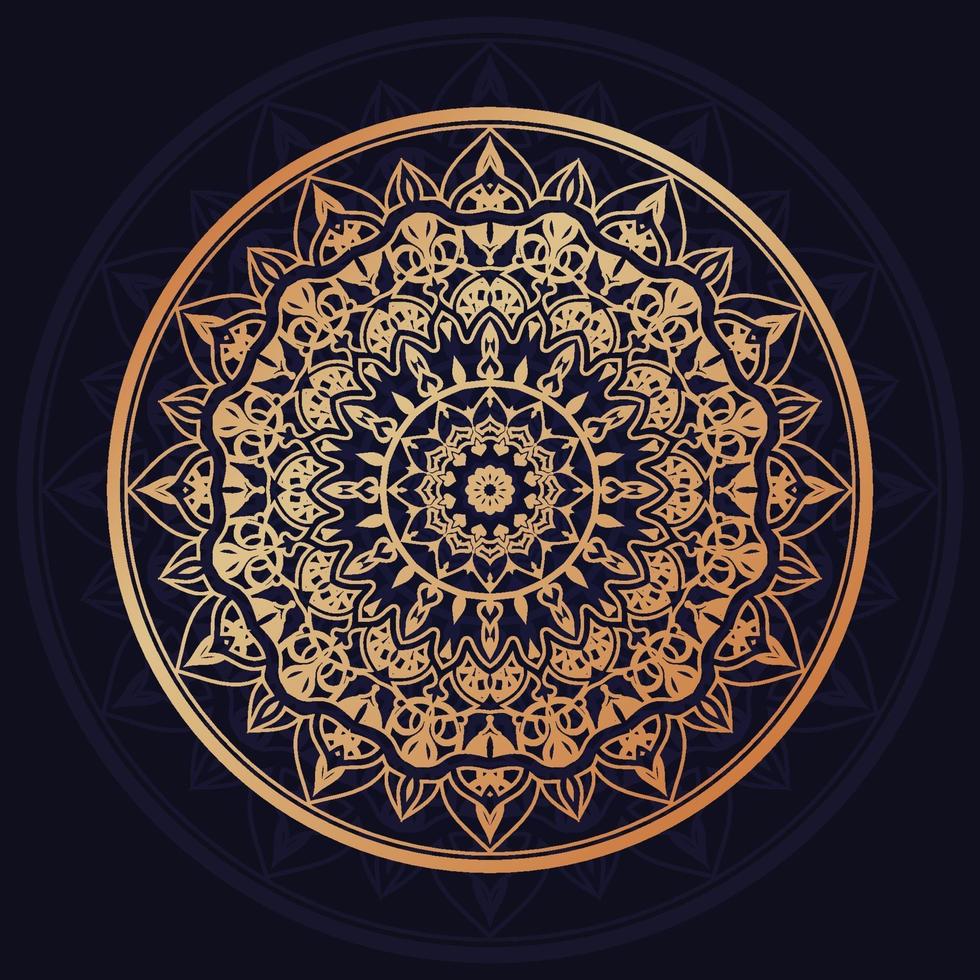 Luxus-Mandala-Design vektor