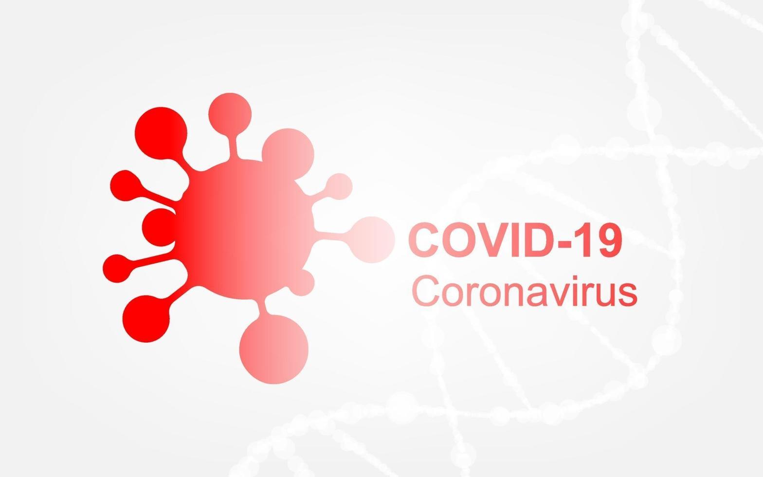 Coronavirus-Krankheit Covid-19-Infektion medizinisch vektor