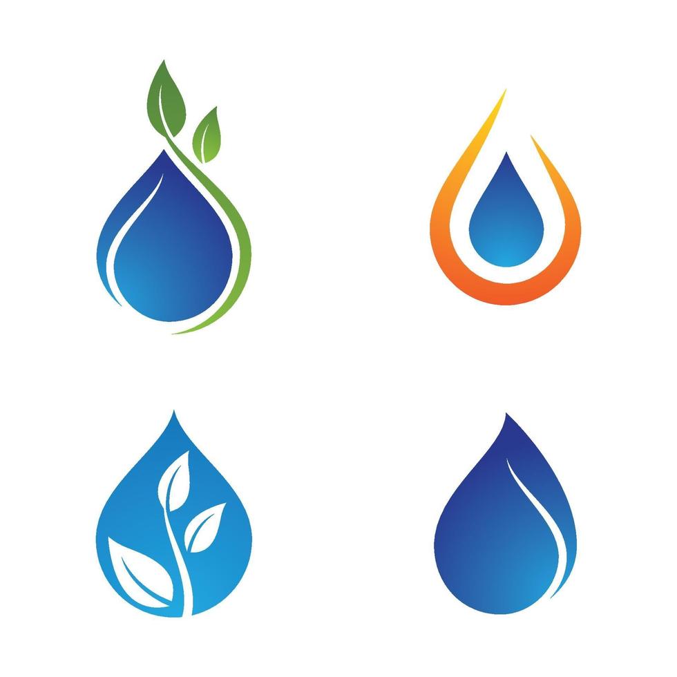 Wassertropfen-Logo-Bilder vektor