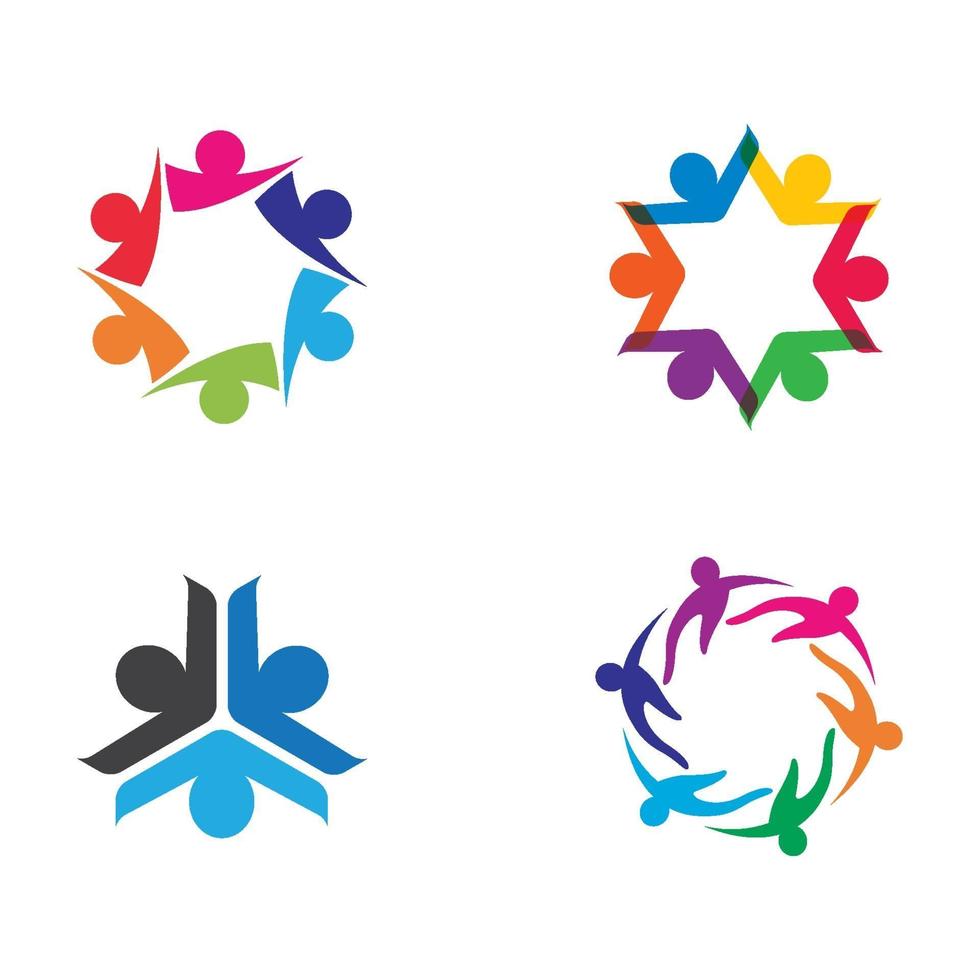 Teamwork-Logo-Bilder vektor