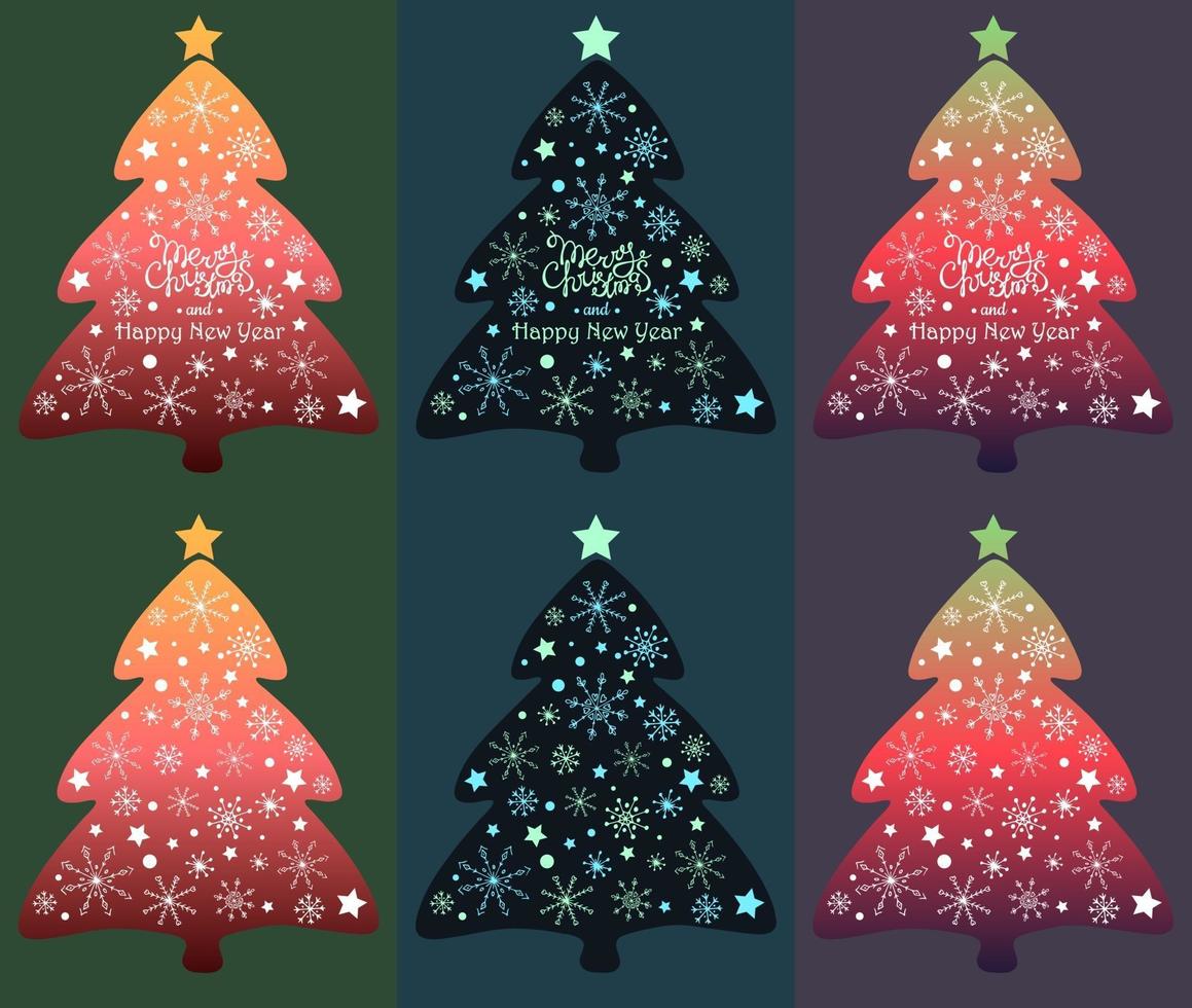 Weihnachtsbäume Vektor