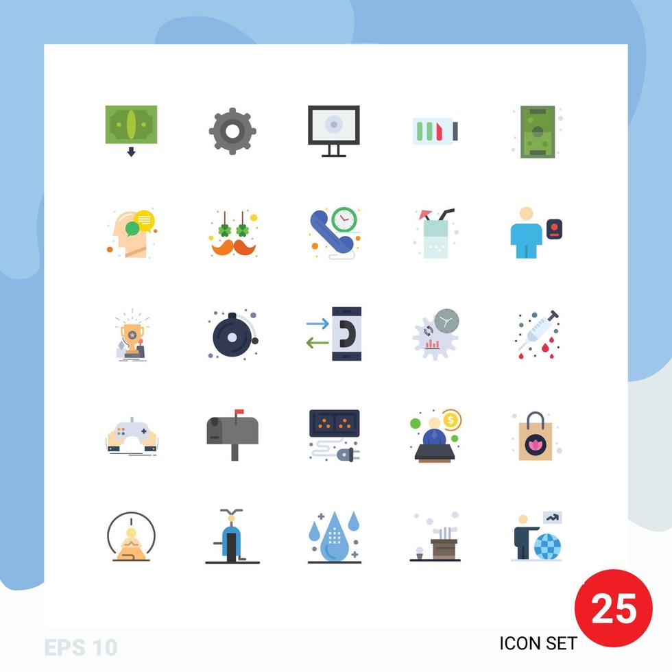 25 kreativ Symbole modern Zeichen und Symbole von abspielen Spiele Strom Spaß Elektrizität editierbar Vektor Design Elemente