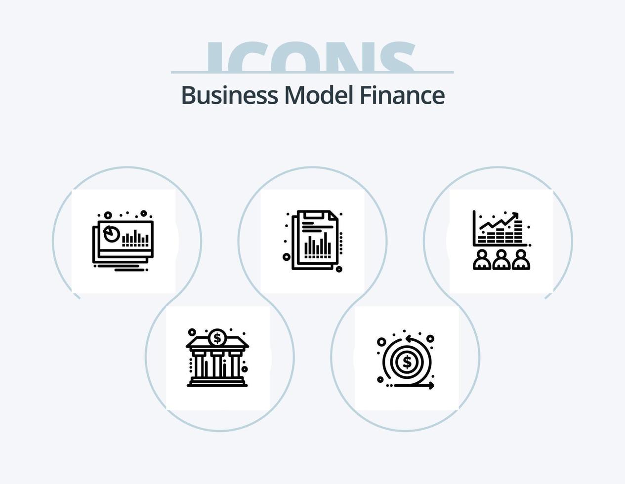 finansiera linje ikon packa 5 ikon design. rättvisa. beskatta. presentation. reglering. medel vektor