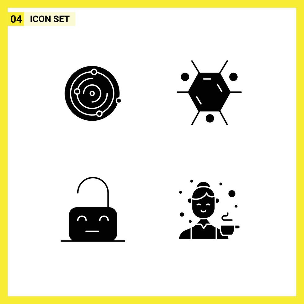 Lager Vektor Symbol Pack von Linie Zeichen und Symbole zum Spase Eltern Gesundheit Wissenschaft Benutzerbild editierbar Vektor Design Elemente