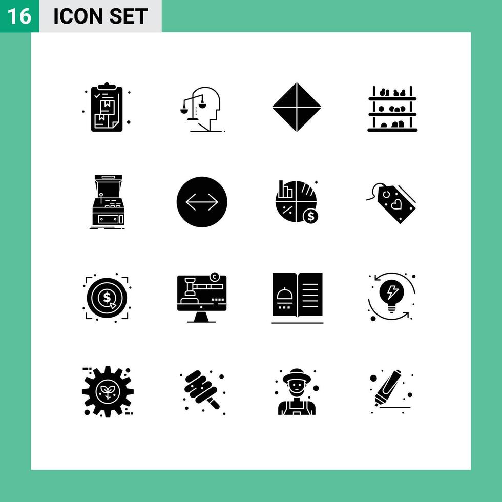 Lager Vektor Symbol Pack von 16 Linie Zeichen und Symbole zum Obst Einkaufen Integrität Lebensmittelgeschäft Symbolismus editierbar Vektor Design Elemente