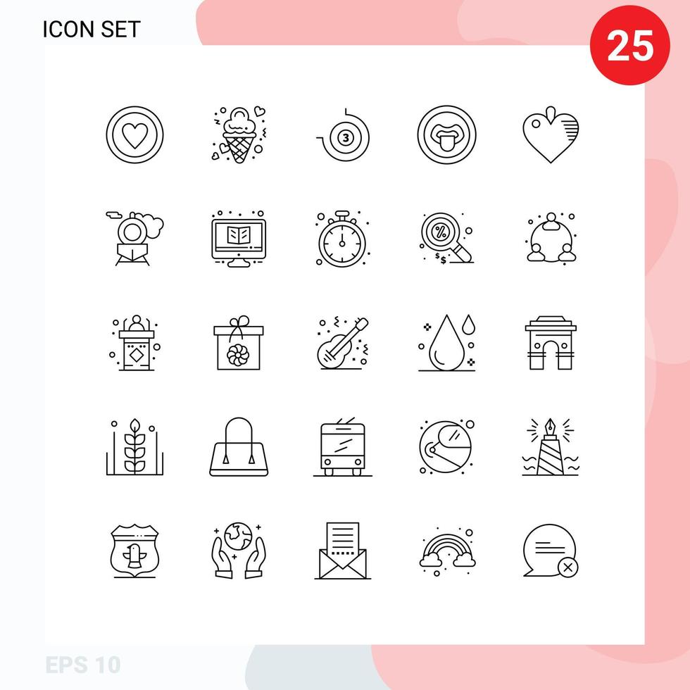 25 kreativ ikoner modern tecken och symboler av sjukvård mun särskild labb tidmätare redigerbar vektor design element