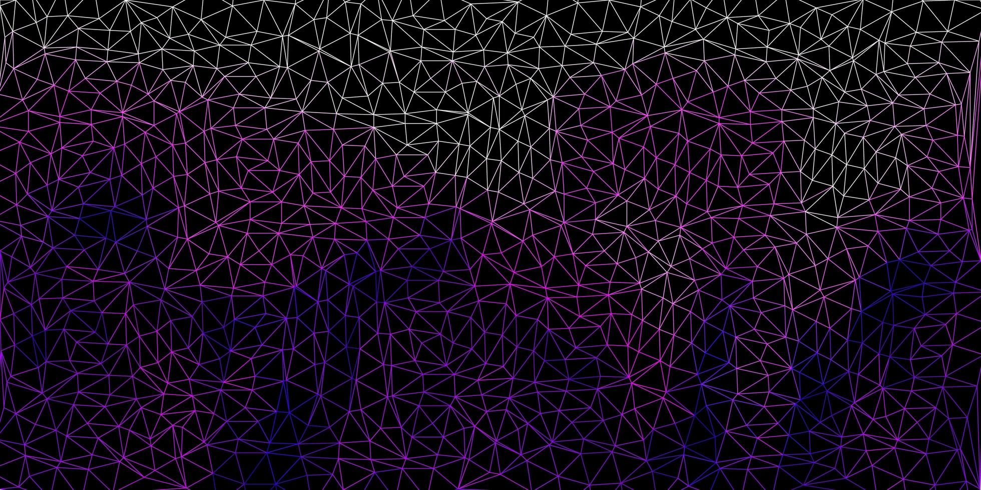 mörk lila vektor månghörnigt mönster.